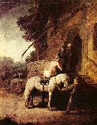 Rembrandt van rijn The Good Samaritan Sweden oil painting artist